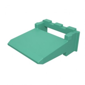 Traba de receptáculo de cuña