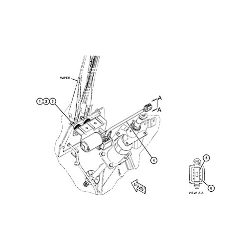 Conjunto de motor del limpiaparabrisas