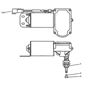 Conjunto de motor del limpiaparabrisas
