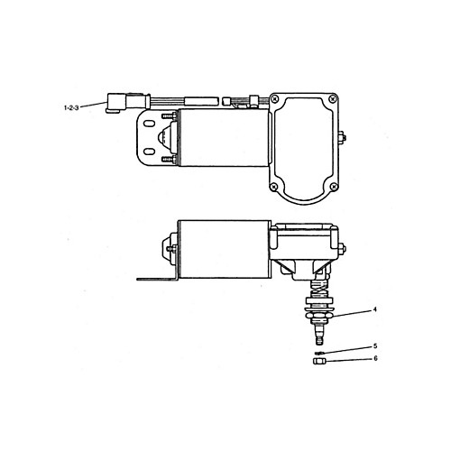 Conjunto de motor del limpiaparabrisas