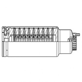 Separador de agua del combustible