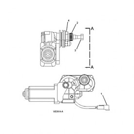 Conjunto de motor del limpiaparabrisas