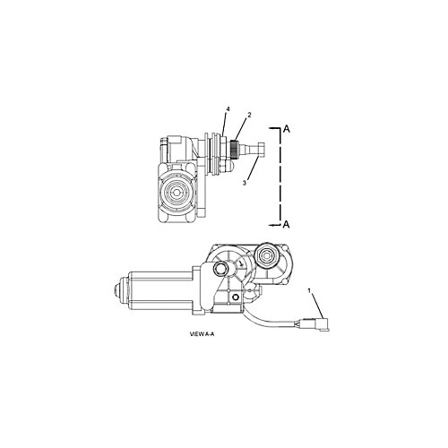 Conjunto de motor del limpiaparabrisas