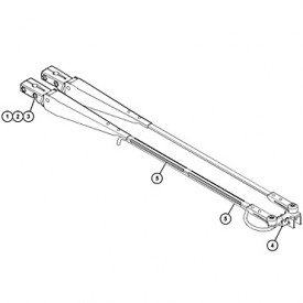 Conjunto de brazo, limpiaparabrisas