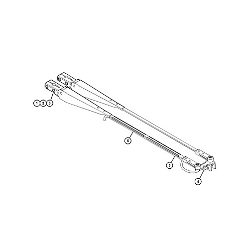 Conjunto de brazo, limpiaparabrisas