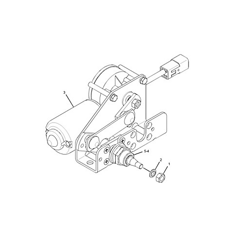 Conjunto de motor del limpiaparabrisas