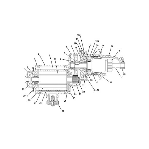 Motor de arranque neumático