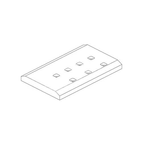 Extremo de corte nivelado derecho