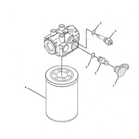 Filtro hidráulico o de transmisión