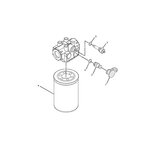 Filtro hidráulico o de transmisión