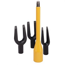 Juego de 3 puntas separadoras con articulación de rótula y varilla de tracción