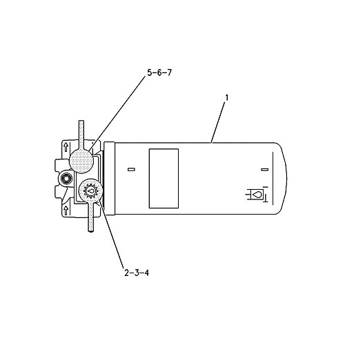 Filtro hidráulico o de transmisión