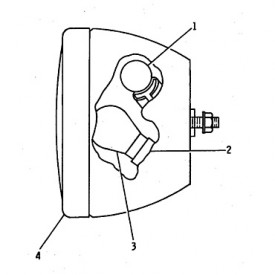 Conjunto de lámpara de freno y trasera