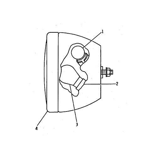 Conjunto de lámpara de freno y trasera