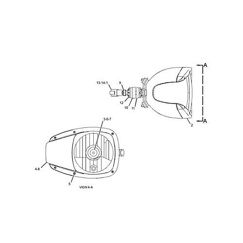 Luz delantera o señal de giro