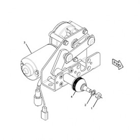 Conjunto de motor del limpiaparabrisas