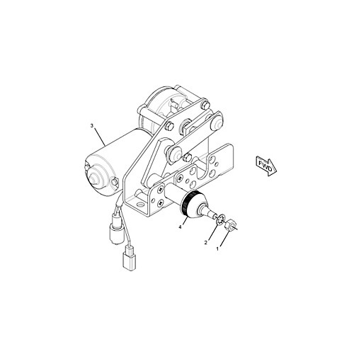 Conjunto de motor del limpiaparabrisas