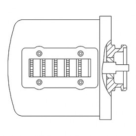 Conjunto de medidor de servicio