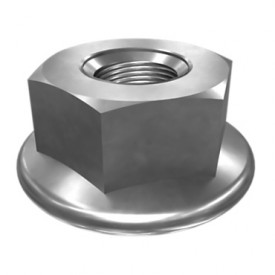 Tuerca hexagonal de brida