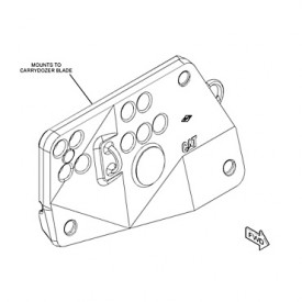 Cantonera de vida útil prolongada izquierda