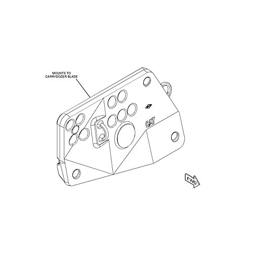 Cantonera de vida útil prolongada izquierda