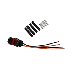 Conjunto de receptáculo, luz indicadora