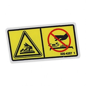 CALCOMANÍA ADVERTENCIA HO