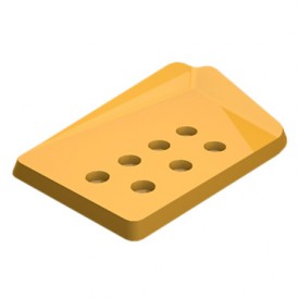 Extremo de punta cóncava caliente (derecho)