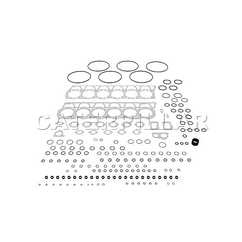 3412 simple juego de empaquetadura de culata de cilindro