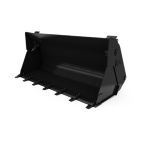 0.9 m3 (1.2 yd3), Skid Steer Coupler, Bolt-On Teeth