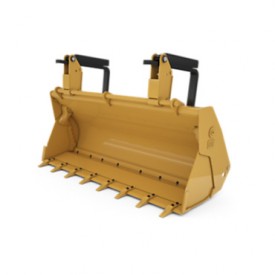 Cucharón con dientes empernados y pasador de 1,1 m³ (1,4 yd³)