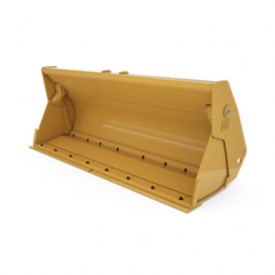 Cucharón con cuchilla empernada y pasador de 1,1 m³ (1,4 yd³)