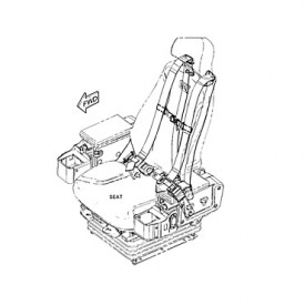 Conjunto de cinturón de seguridad, asiento