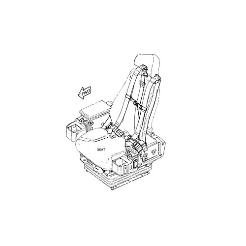 Conjunto de cinturón de seguridad, asiento