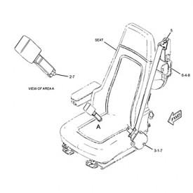 Conjunto de cinturón de seguridad, asiento