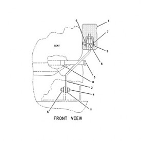 Conjunto de apoyabrazos (izquierdo)