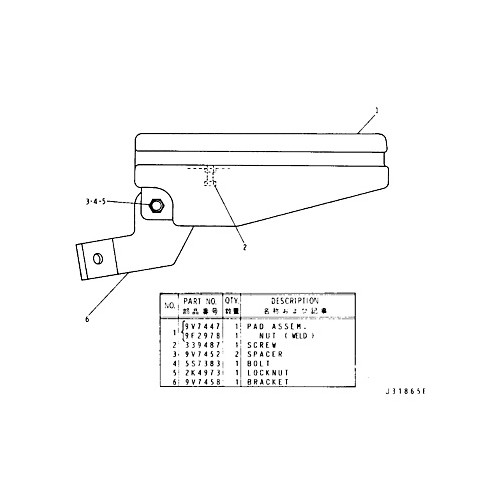 Conjunto de apoyabrazos