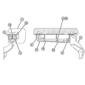 Conjunto de apoyabrazos