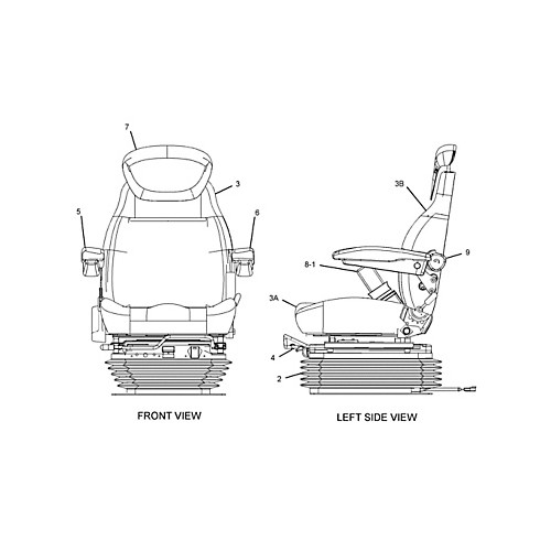 Conjunto de asiento (suspensión)