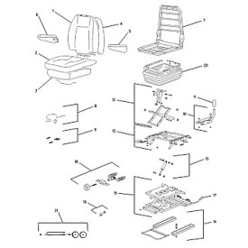 Conjunto de asiento (suspensión)