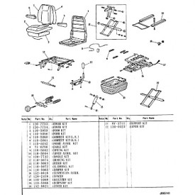 Asiento con suspensión