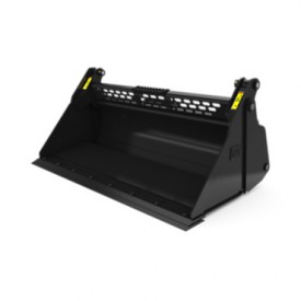 Cucharón de 1.576 mm (62") con cuchilla empernada y protector contra derrames