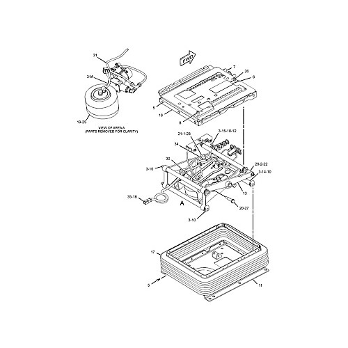 Conjunto de suspensión, asiento