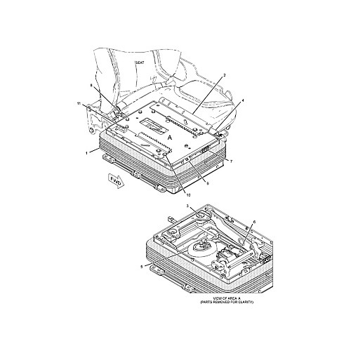 Conjunto de suspensión, asiento