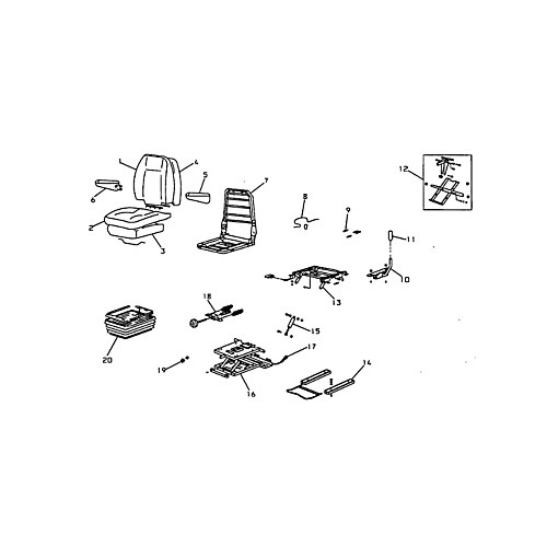 Conjunto de asiento (suspensión)