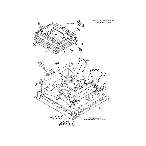 Conjunto de suspensión, asiento