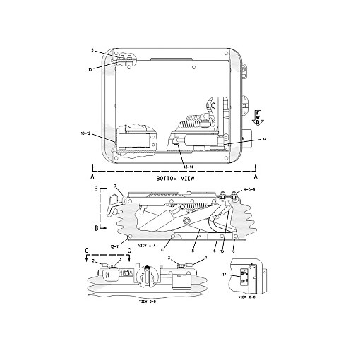 Conjunto de suspensión, asiento
