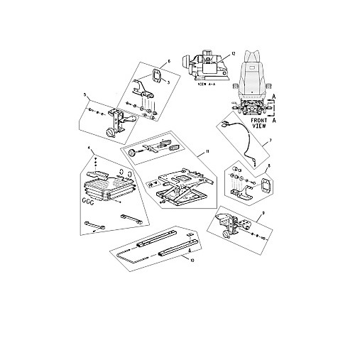 Conjunto de suspensión, asiento